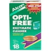 Alcon Opti Free Enzymatic Cleaner, 18 ea