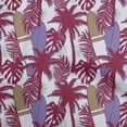 thumbnail image 1 of oneOone Polyester Spandex Maroon Fabric Tropical Sewing Material Print Fabric By The Yard 56 Inch Wide, 1 of 4
