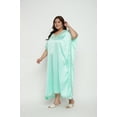 thumbnail image 4 of Oussum Plus Size Embroidered Kaftan Dresses for Women Long Solid Caftan Dress, 4 of 8