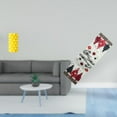 thumbnail image 2 of Jarrón De Flores De Porcelana, Adorno De Mesa Con Camino De Mesa Navideño De Temporada, Bufanda Para Tocador, Decoración De Sala De Estar Navideña Y Gabinete De Granja., 2 of 8