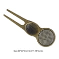 thumbnail image 3 of facefd Golf Portable Pitchfork Réutilisable Balle Fabricant Putting Vert Outil Formation Aides Petit Universel Divot Réparation Sports de Plein Air, 3 of 5