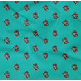 thumbnail image 4 of oneOone Coton Biologique Popeline Sergé Feuilles & Imprimé Floral 1 Yard 42 Inch Wide, 4 of 4