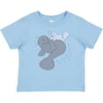 thumbnail image 3 of Inktastic Cute Manatees with Bubbles Boys or Girls Baby T-Shirt, 3 of 5