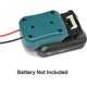 thumbnail image 4 of Conector de base para montaje de batería de 10,8 V a 12 V con cables de 14 AWG negro shaofei, 4 of 5