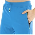 thumbnail image 4 of Tyhengta Mens Shorts Casual Sports Drawstring Zipper Pockets Elastic Waist Lakeblue 40, 4 of 8