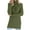 Army Green, variant on Women's Long Sleeve Mock Turtle Neck Tops Fall Winter Basic Double Lined Layering Lightweight Slim Fitted Shirts Yellow-A XXL(XXL)