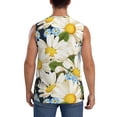 thumbnail image 4 of Goofa Bees Collecting Nectar Printed Men's Sleeveless T-Shirt - Athletic Gym Workout Tank Top for Men - Moisture-Wicking, UPF 30+ Quick-Dry Muscle Tee-Medium, 4 of 8