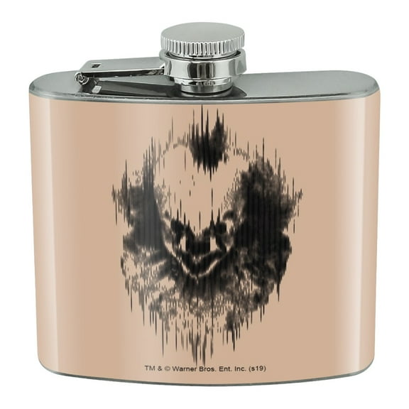 IT: Chapter 2 Pennywise Lines Stainless Steel 5oz Hip Drink Kidney Flask