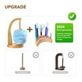 thumbnail image 4 of Magnetic Yarn Holder with Tool Organizer – Natural Wood Yarn Stand for Crochet and Knitting, 1 Pack, 4 of 8