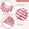 thumbnail image 2 of Dress Usa Flag 4th July American Red White Blue Star Stripes Sleeveless Dress for Hem A-Line Casual Sundress, 2 of 7