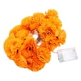 thumbnail image 2 of 4.9 Ft Marigold LED String Lights, Battery Operated Waterproof Decorative Lights for Halloween Day of Dead Party, Mexico Flower for Home Garden Patio Indoor Outdoor, 10 Lights, 2 of 4