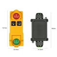 thumbnail image 4 of TFixol AK-C220710 Waterproof 2-Key Remote Control Kit with 1CH Controller, DC12-80V, GFSK Signal, ABS + Silicone Shell, for Lighting & Smart Home Control, 4 of 6