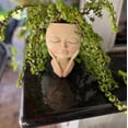 thumbnail image 2 of Dreaming Girl Planter Vase - Succulent flower pot, 2 of 10