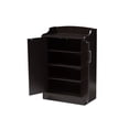 thumbnail image 3 of Baxton Studio Wenge MH7006--Shoe Rack Verdell Moderne & Contemporain Wenge Brun Fini Armoire à Chaussures, 3 of 5