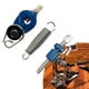 thumbnail image 5 of Kit de pedal para bombo, accesorio de resorte de metal con resorte. Azul, 5 of 8
