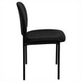 thumbnail image 3 of Scranton & Co Chaise Latérale Empilable en Similicuir Noire, 3 of 4