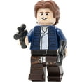 thumbnail image 4 of LEGO Star Wars: Han Solo Minifigure with Wavy Hair and Twin Pistols - from Slave One 20th Anniversary Set (75243), 4 of 4