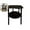 Black, variant on VQPeo Movable Sofa Side Table, Double Layer Cloud Shelf, Plastic Living Room Coffee Table for Small Apartment Living