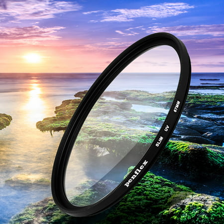 67mm UV Protective Filter, HD Clear Glass Ultra Violet Filter, Camera Lens Protector for Canon Nikon Sony DSLR Camera Lens
