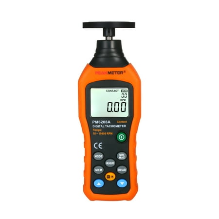 

PEAKMETER Digital Handheld Motor LCD Speedometer Tach RPM Meter -type Digital Wide Measuring Rang 50～19999rpm
