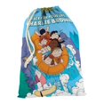 thumbnail image 4 of ¡Corre, Charlie Brown! Bolsa de regalo con cierre de cinta navideño para decoración de Navidad,50cm×80cm., 4 of 6