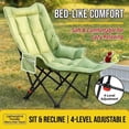 thumbnail image 2 of Folding Camping Chairs, Camping Lounge Chair with Detachable Footrest Adjustable Backrest, Portable Folding Chair, 2 of 10