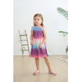 thumbnail image 5 of Toddler Girl Casual Dresses Purple Mermaid Summer Dress 2T (Mermaid-266), 5 of 5