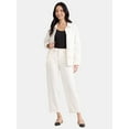 thumbnail image 2 of Time and Tru Women's High Rise Barrel Jeans, 26.5" Inseam, Sizes 0-22, 2 of 5