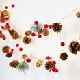 thumbnail image 1 of Navidad Piñón Luz de alambre de cobre Led Pino Aguja Campana Fruta roja Cadena de luz decorativa Ambiente festivo Cadena de luz de alambre de cobre decorativa, 1 of 4