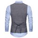 thumbnail image 4 of Traje de Chaleco Cruzado de Lana Para Hombre Chaleco de Negocios Retro Odeerbi ODB-6, 4 of 5