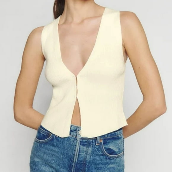 EGNMCR Sweaters for Women Women's Fashion V-neck Women's Top Sweater Slim Knit V-Neck Sweater