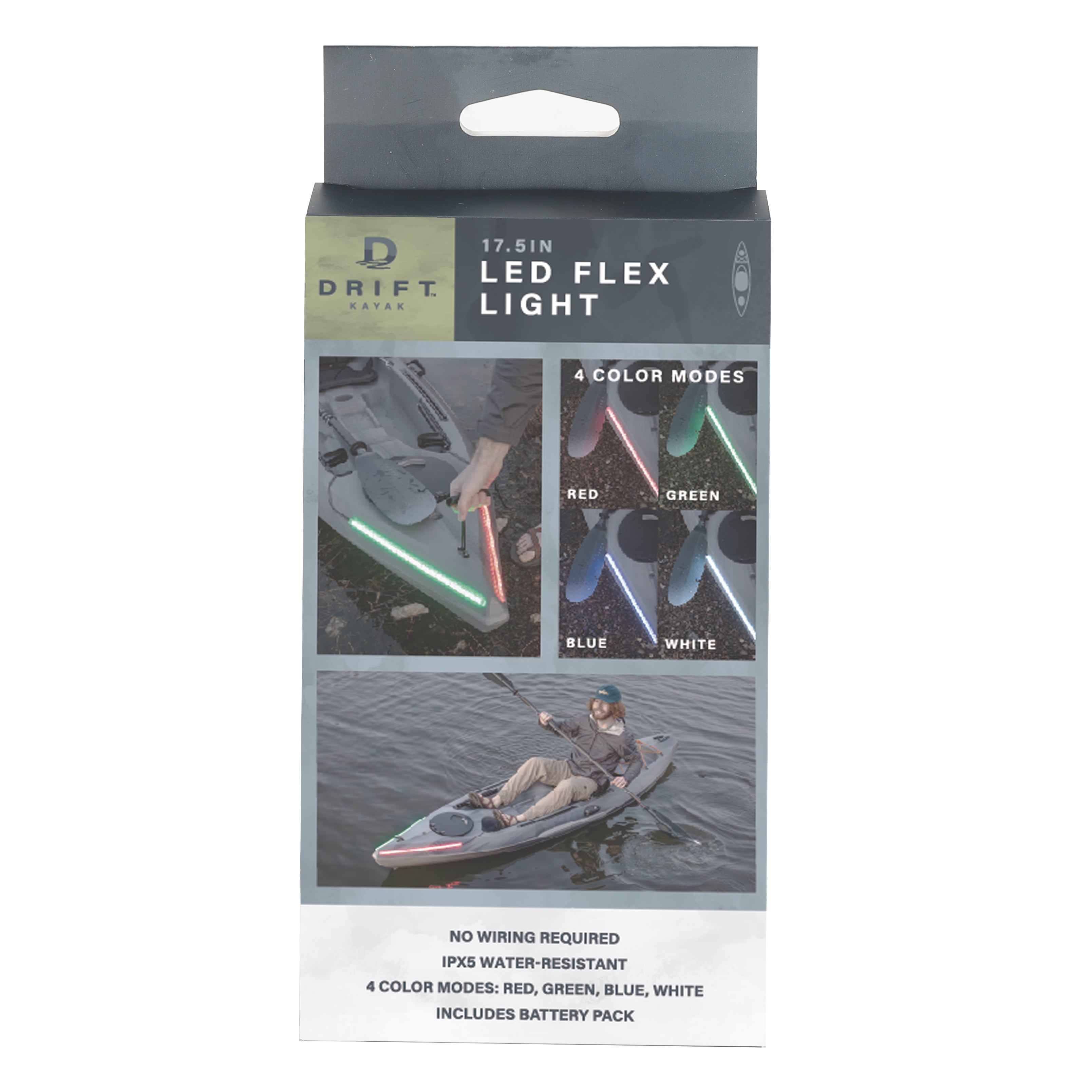 D DRIFT ALL THINGS WATER Kayak RGBW LED Flex Light, Single, KA6395