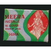 Hina, Meera Incense, 16 Cone Box, From India