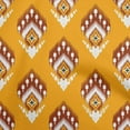 thumbnail image 1 of oneOone Cotton Cambric Yellow Fabric Asian Ikat Sewing Craft Projects Fabric Prints By Yard 56 Inch Wide, 1 of 4
