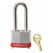 Master Lock Lockout Padlock,KD,Red,1-1/4"H 3LHRED
