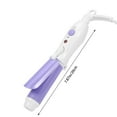 Ceramic Glaze Straight Roll Two In One Mini Hair Straightener Curling