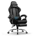 thumbnail image 1 of GTPLAYER Gaming Chair, Computer Chair with Footrest and Lumbar Support, Height Adjustable Gaming Chair with 360°-Swivel Seat and Headrest for Office or Gaming (Yellow), 1 of 2