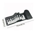 thumbnail image 6 of Roll Up Electronic Piano Keyboard 49 Keys Portable Foldable Music Keyboard with 16 Tones 10 Rhythms for Beginners Travel Practice, 6 of 6