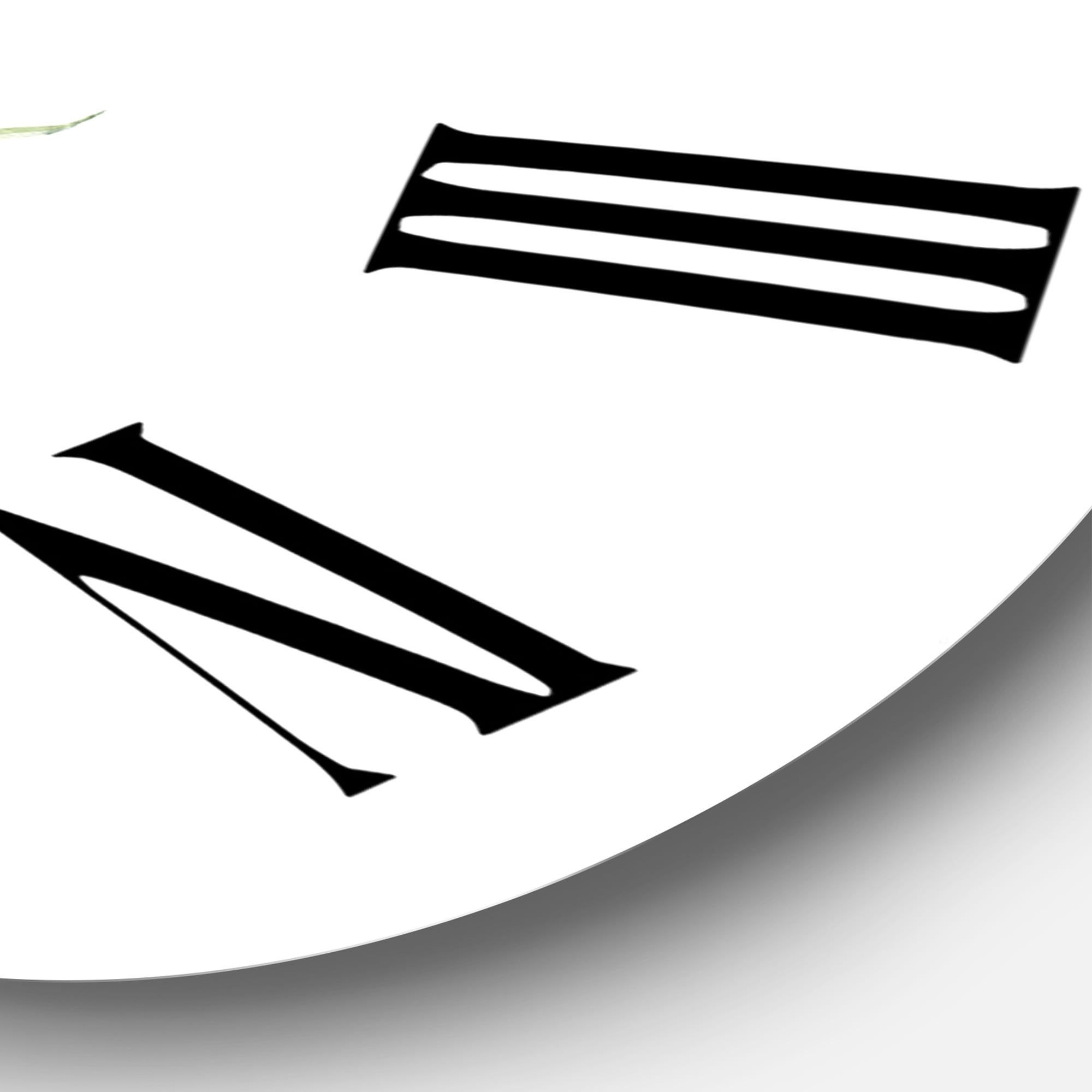 Designart 1 in Quartz Traditional Wall Clock