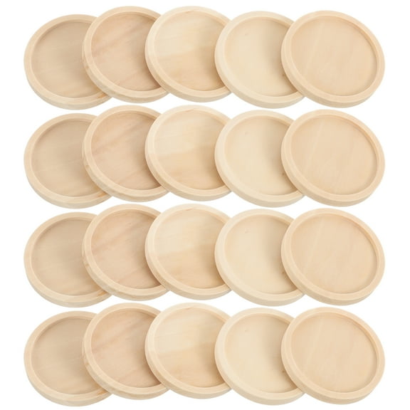 FENGGUIQU 150Pcs Wooden Bezel Pendant Trays for Jewelry Making, Custom Craft Accessories, Antique Style Charms