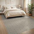 thumbnail image 3 of ODIKA 8'x10' Beige Opal Vintage Medallion Washable Area Rug Traditional Geometric Motifs With Delicate Starburst And Classic for King Size Bedroom Under Bed, Master Suite, Non-Shedding, Easy Care, 3 of 7