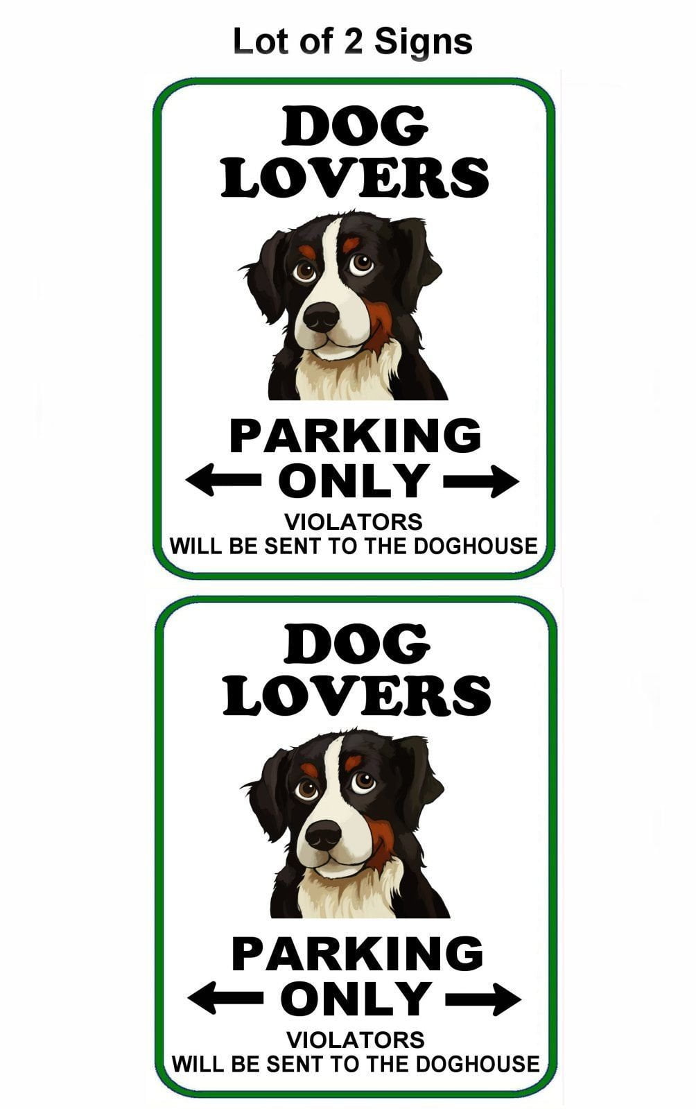 Pig Lovers Parking Only - Targa in metallo con scritta Parking Only, 20 x 30 cm