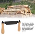 thumbnail image 4 of Straight Draw Knife, Quick Accurate Draw Shave Tool RC 30 Hardness Steel Blade  for Debarking, 4 of 8