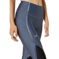 thumbnail image 3 of Under Armour Women's Shine Athletic Leggings High Rise Fitness Silver Size X-Large, 3 of 3