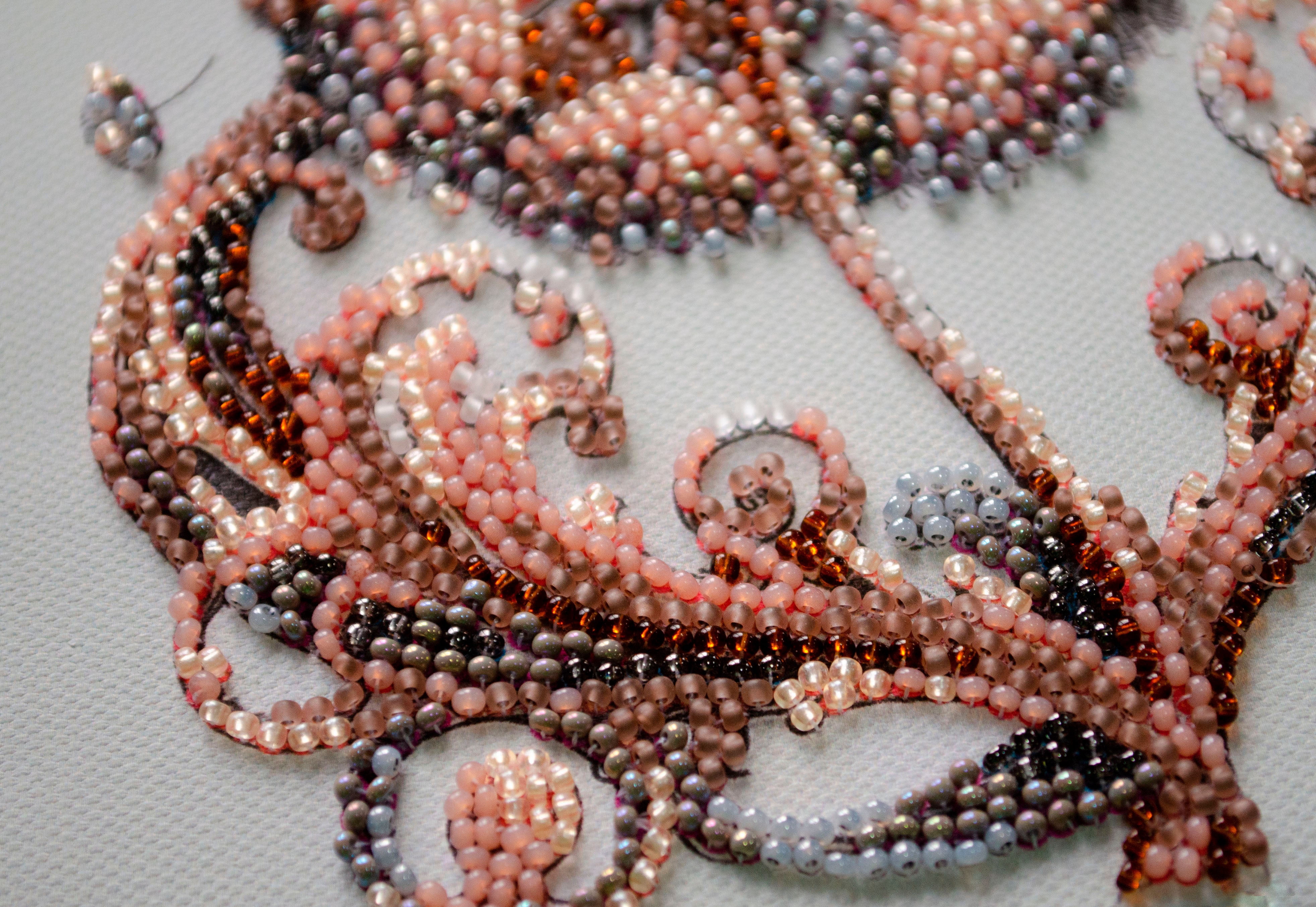 Mini Bead embroidery kit - Weightless tenderness AM-258