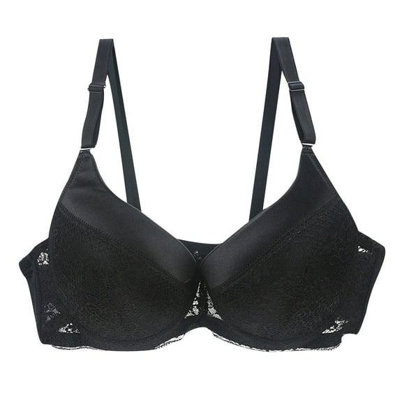 Iyufng Bras for Women Plus Size,Women's Push up Bra,Women Lady Lace Gathered Bra Sports Bra Underwear Yoga Hollow Out Bra Cup,Womens Sexy Lace Bras