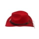 thumbnail image 5 of Minnieouse Sombrero formal de estilo étnico único, transpirable y ligero, sombrero de vaquero occidental de cachemira Sombreros azul oscuro, 5 of 6