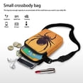 thumbnail image 7 of HELLHERO Spider Web Orange Messenger Bag, Polyester Lightweight for Adult, 7 of 7