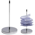 thumbnail image 2 of Stainless Steel Receipt Holder Spike, Heavy-Duty Check Spindle with Rubber Cap & Non-Slip Base, Metal Desk Ticket Stabber for Restaurant, Office, Kitchen, Ideal for Bill, Memo, 6.28x5.51 inch, 2 of 6
