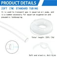 thumbnail image 6 of Aquarium Air Pump Accessories -23 feet Aquarium Air Tube, Aquarium Air Pump One-way Check Valve, Air Stone and Connector, Aquarium Accessories, 30 Pieces, 6 of 7